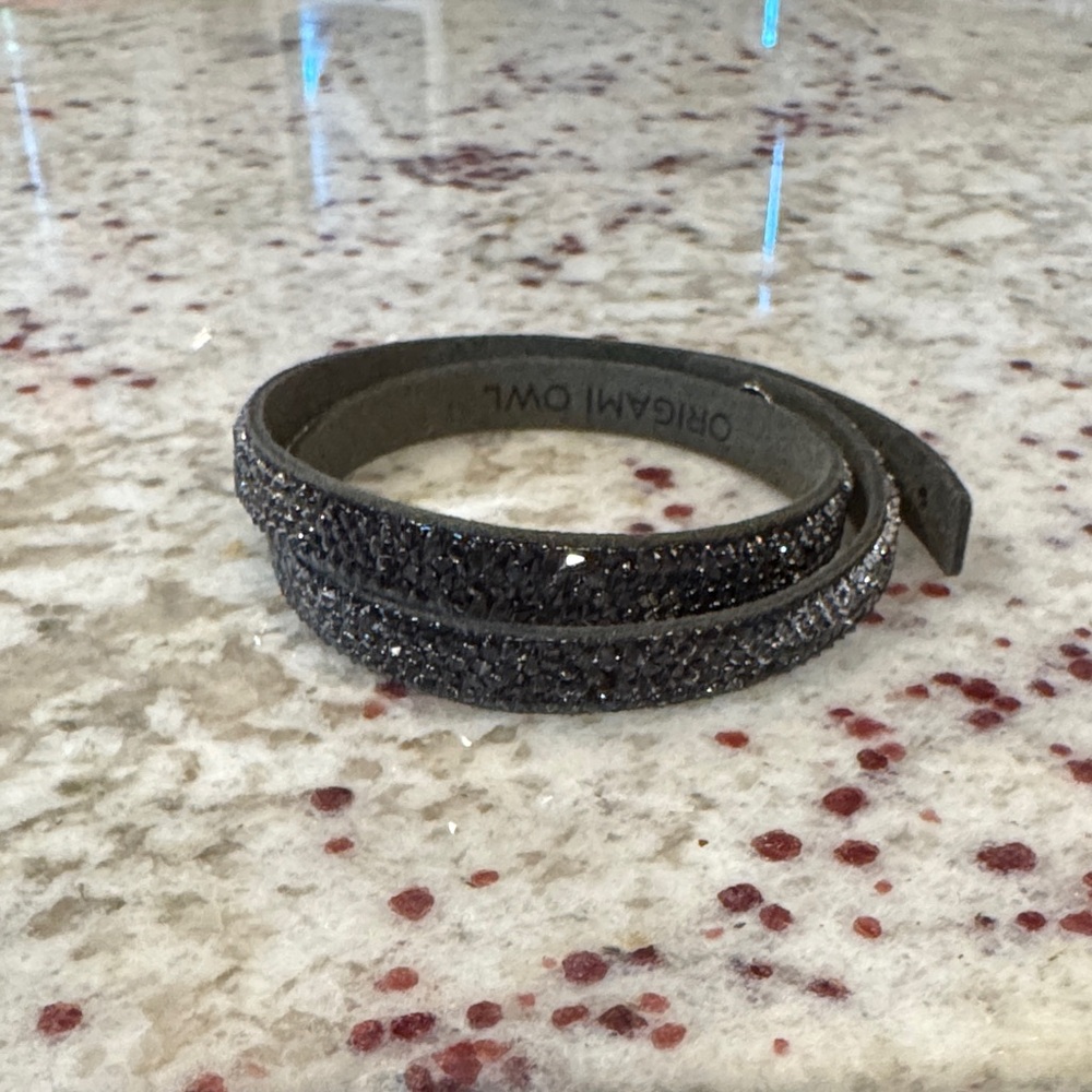 Origami Owl Swarovski Camo Sparkle Wrap Bracelet